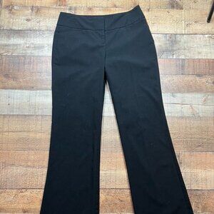 LOFT Black Original Straight Leg Pants size 4